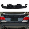 BMW E60 E61 M Tech Rear Bumper Diffuser Lip Cover (2007-2010)