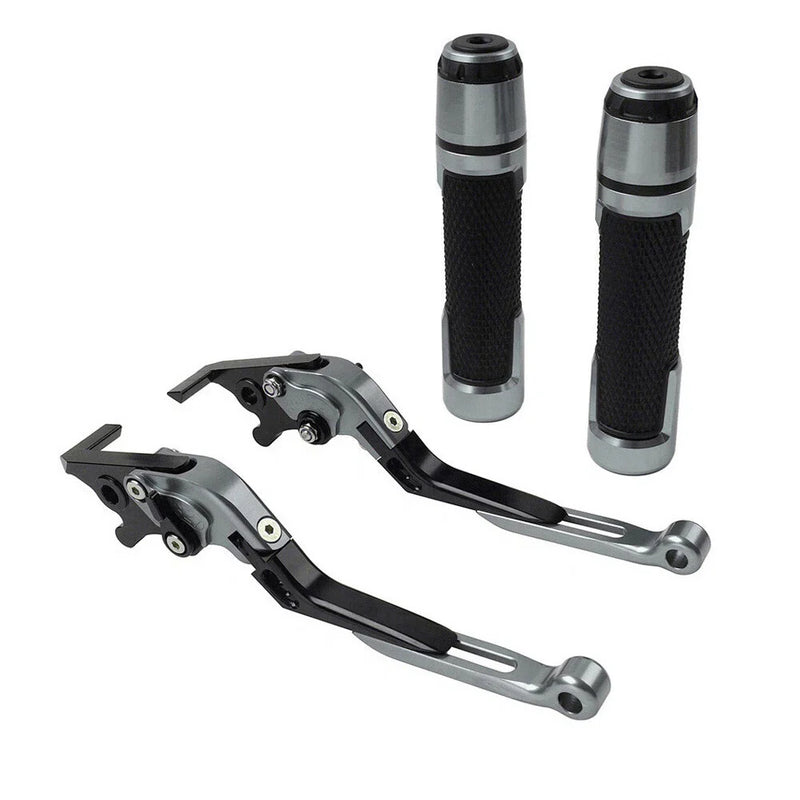 Kawasaki Ninja ZX-6 Folding Extendable Brake Clutch Lever Grip Set