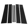 Nissan Titan (2004-2015) Black 6 Pcs Door Pillar Window Trim