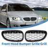 BMW 5 Series 1 x Front Hood Bumper Grille Grill Diamond Star (2004 - 2009)