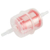 Mini Car-Motorcycle Mini Diesel Fuel Filter Inline 6mm 8mm Pipe Hose 2x