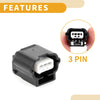 Nissan 3 Pin Headlight Ballast Connector Plug Female Wire Terminal