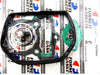 Honda XR80 0.5mm O/S Top End Kit with 48mm Piston Rings & Gasket (79-03)