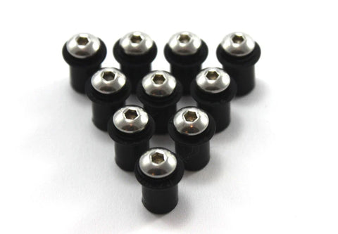 Honda CBR 600 CBR1000RR Fireblade Screen Fairing Bolts Well Nuts x10