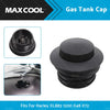 Harley Touring Sportster XL883 1200 Black Flush Gas Tank Cap Fuel Cover