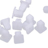 Car 50 x White Square Fender Liner Fastener Rivets (8x8.5mm Hole)