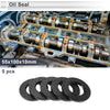 Oil Seal 55x100x10mm Rotary Shaft Seal Nitrile Rubber Black 5 Pcs