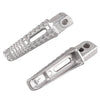 Suzuki GSXR1000 (2005-2014) Silver 2 x Rear Foot Pegs Footrests Kit