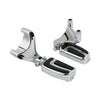 Harley Sportster XL 883 1200 Chrome Rear Passenger Footpeg Pegs (2004-2013)