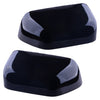 Ford F250 F350 Super Duty Glossy Black Top Half Mirror Cover (2017-2020)
