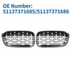 BMW 1 Series F20 Diamond Star Pair Front Upper Bumper Grille (2015-2018)