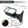 Dodge Ram 1500 2013-2018 with Turn Signal Light - 1 Pair Tow Mirrors