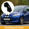 Ford Fiesta MK7 (2009-2017) Black 1 x Piece Dashboard Cover Mat