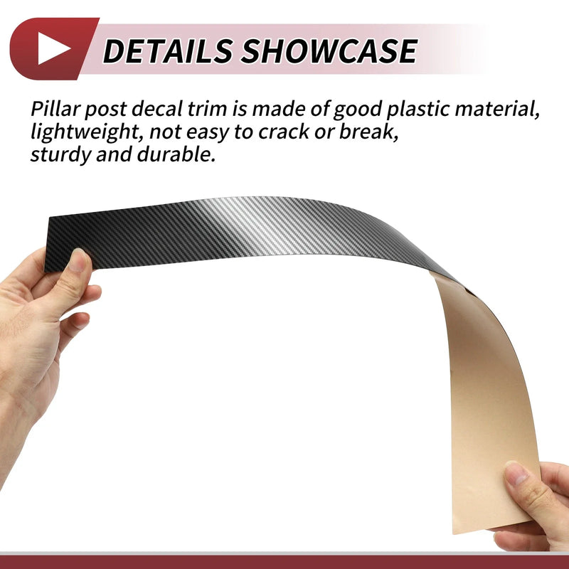 Nissan Altima 6 Pcs Carbon Fiber Door Pillar Trim (2002-2006)