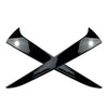 Skoda Kamiq Gloss Black Rear Window Side Wing Trim Covers (2019-2023)
