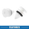 Chevrolet Plastic White 20 Pcs Door Panel Clips