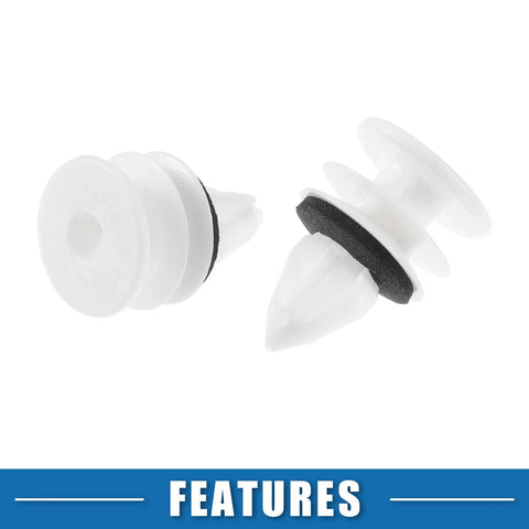 Chevrolet Plastic White 20 Pcs Door Panel Clips