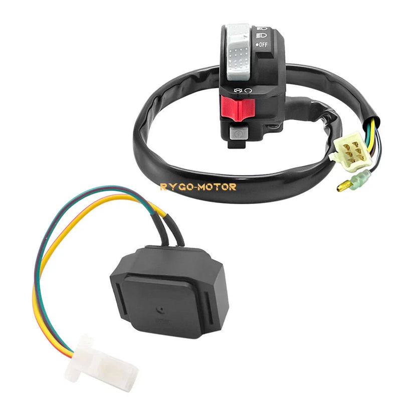 Yamaha Big Bear Start/Stop Switch & Starter Solenoid Relay (1996–1998)
