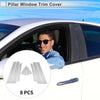 Mazda CX-7 (2013-2014) Silver Tone 8 Pcs Door Pillar Window Trim