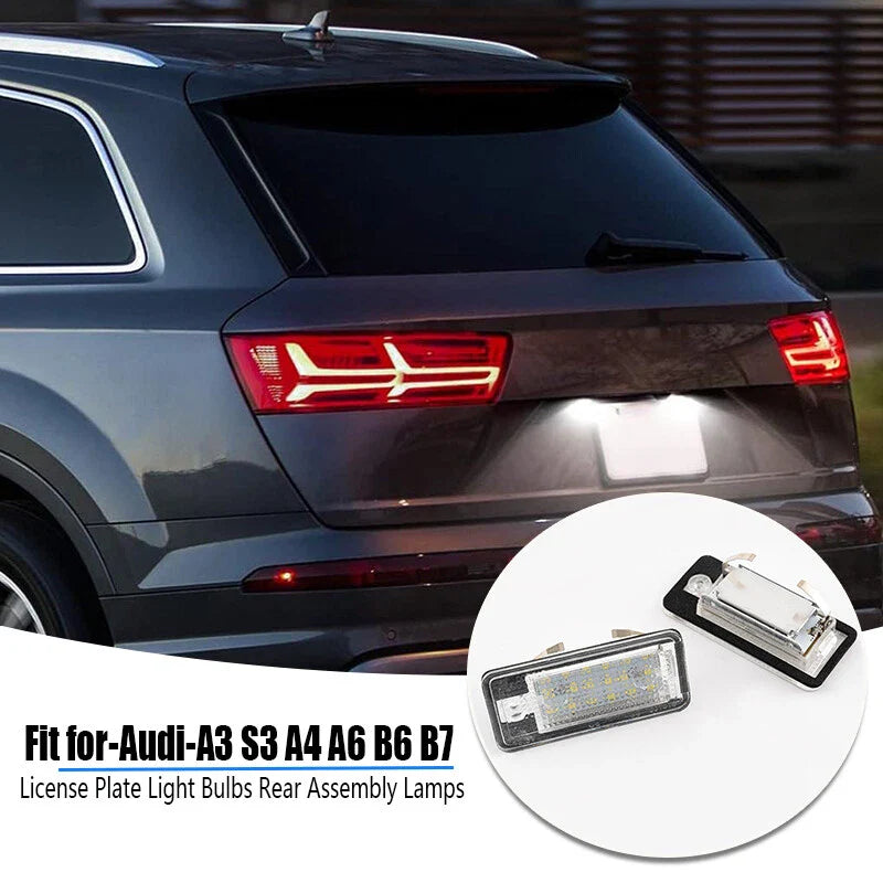 Audi A3 A4 S4 A6 A8 Q7 LED License Plate Light (2003-2015)