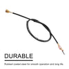 Suzuki GN125 35" Black Rubber Coated Speedometer Cable