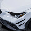 Subaru WRX STI 1 Pair / Gloss Black Tape-On Headlight Eye Lids Covers /