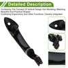 BMW F07 Front Left - Silver Tone Black Exterior Door Handle