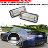 Scion FRS Subaru BRZ WRX Impreza STi Toyota 86 White LED License Plate