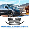 Honda Pilot 2019-2020 Black 1 Set Front Bumper Grille