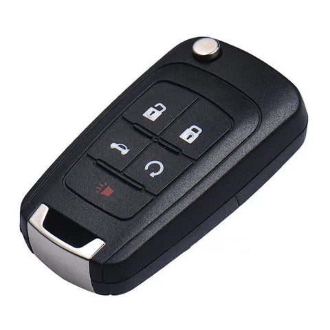 Chevrolet Malibu Switchblade Flip FOB Key Cover 5 Buttons Remote Shell Fit