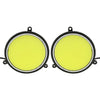 Car DRL Lamp Round COB White LED Daytime Running Lights