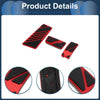 Ford Ranger (2024) Red 3 x Automatic Foot Accelerator Pedal Covers