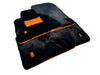 Rolls Royce Shadow - Orange Leather Sheepskin Floor Mats