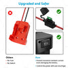 Milwaukee 18V 14Awg Battery Adapters with Fuse & Switch