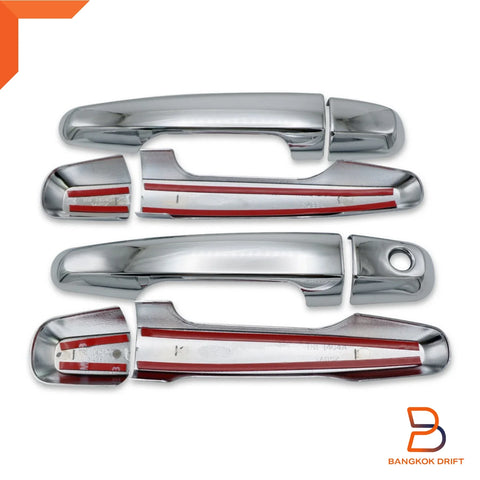 Mitsubishi Triton Ute (2005-2023) 4 Doors Chrome Door Handle Cover Trim