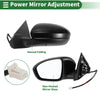 Nissan Sentra 2020-2022 Manual Folding Black Left Side Door Mirror