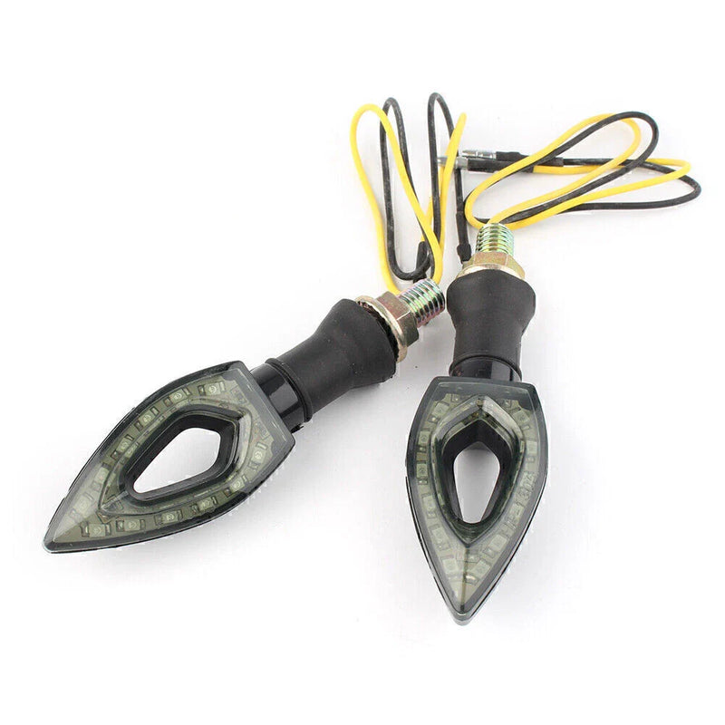 Universal Fit 12V LED Amber Turn Signal Indicator Blinker Light