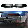 BMW X4 G02 M Sport (2018-2021) Gloss Black 2 x Rear Bumper Side Splitter Trim