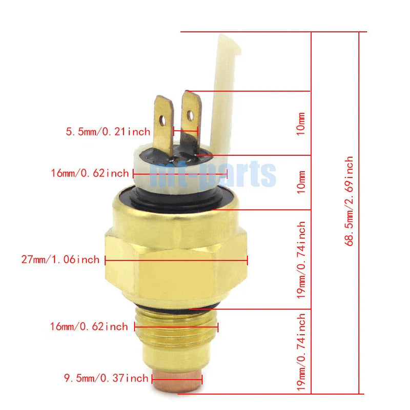 Yamaha YZF600R, YZF750R Radiator Fan Thermo Switch (1995-2007)