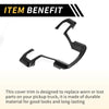 Ford F-150 (2015-2020) Carbon Fiber Black Steering Wheel Cover Trim