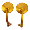 Harley Sportster S Gold Round Bar End Rearview Mirrors (2021-2025)