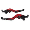 Kawasaki Z1000, ZX6R  Red Extendable Brake Clutch Levers (2007-2018)