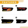 Honda Accord 2018-2022 OLED Tail Lights Assembly (2 x Gray)
