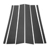Land Rover 6 Pcs Door Pillar Window Trim Carbon Fiber