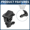 Jeep Wrangler JK Front Windshield Washer Nozzles (2013-2017)