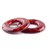 Dodge Challenger Carbon Fiber Red Door Lock Pin Cover Ring (2008-2014)