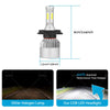 Car HB2 9003 H4 LED Headlight Globes Hi/Low Beam