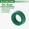 Oil Seal 5 Pcs Rotary Shaft Seal TPU 16x24x8mm High Pressure Green