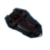BMW S1000R M1000R 2022-2024 - White Cowl Tail Rear Seat Cover
