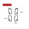 Carbon Fiber Interior Door Handle Switch Cover Trim Fits Dodge Charger 2011-2014